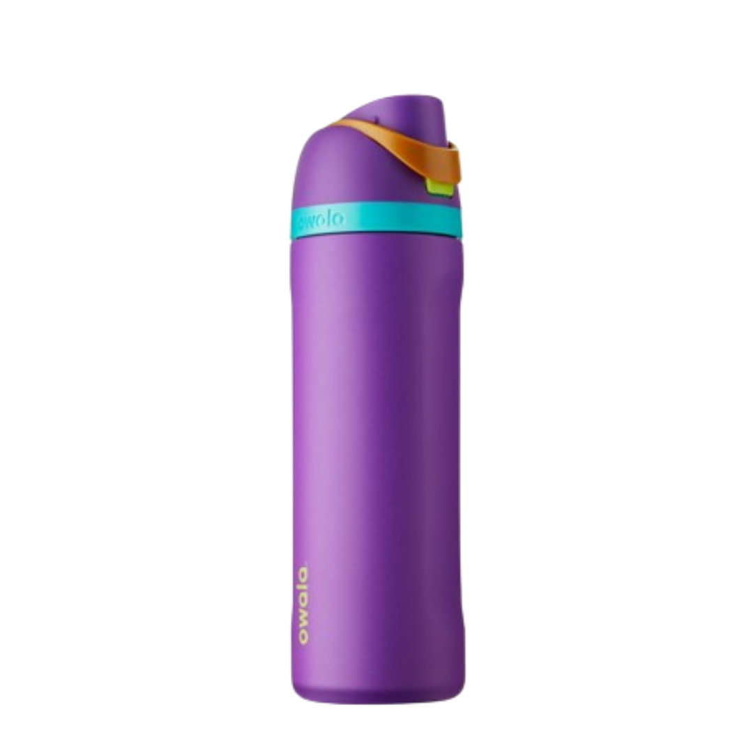 Owala FreeSip Stainless-Steel Insulated Water Bottle with Locking Push-Button Lid