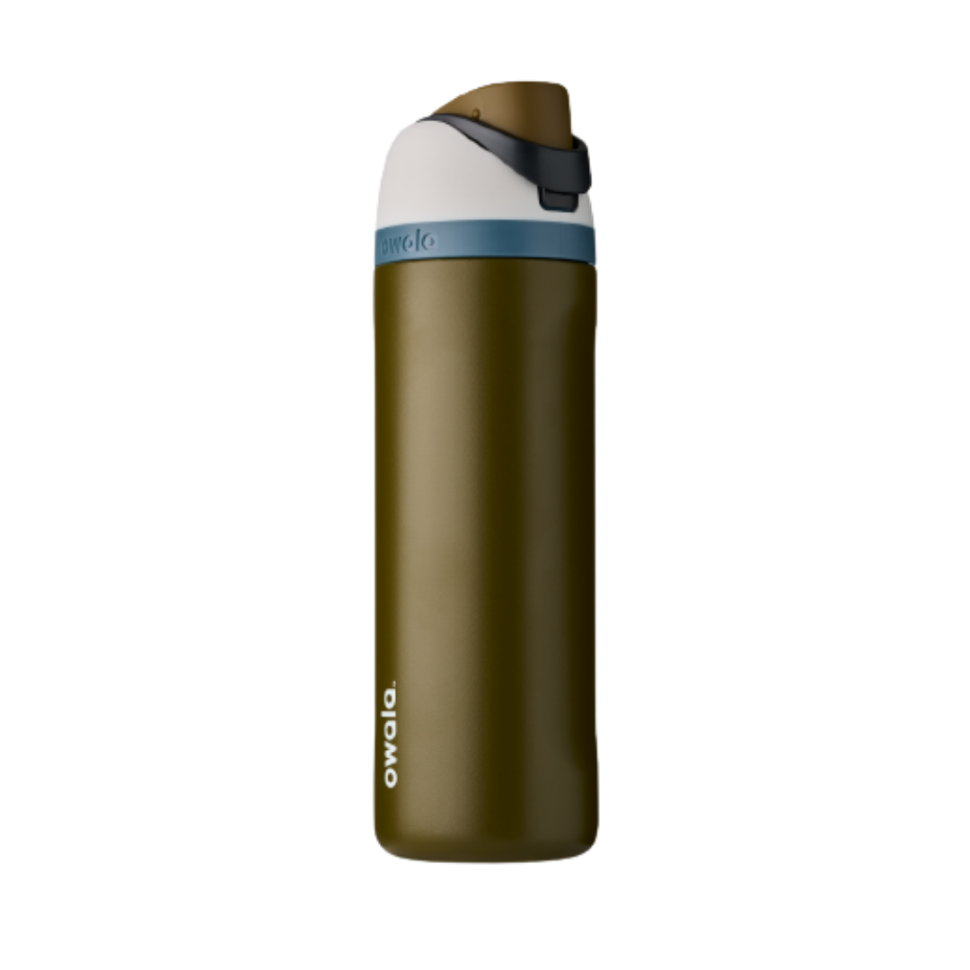 Owala FreeSip Stainless-Steel Insulated Water Bottle with Locking Push-Button Lid