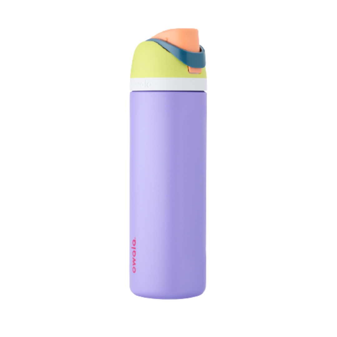 Owala FreeSip Stainless-Steel Insulated Water Bottle with Locking Push-Button Lid
