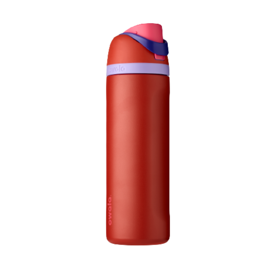 Owala FreeSip Stainless-Steel Insulated Water Bottle with Locking Push-Button Lid