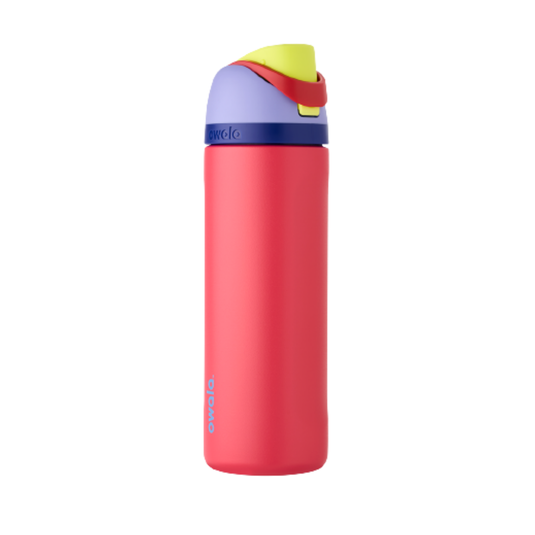 Owala FreeSip Stainless-Steel Insulated Water Bottle with Locking Push-Button Lid