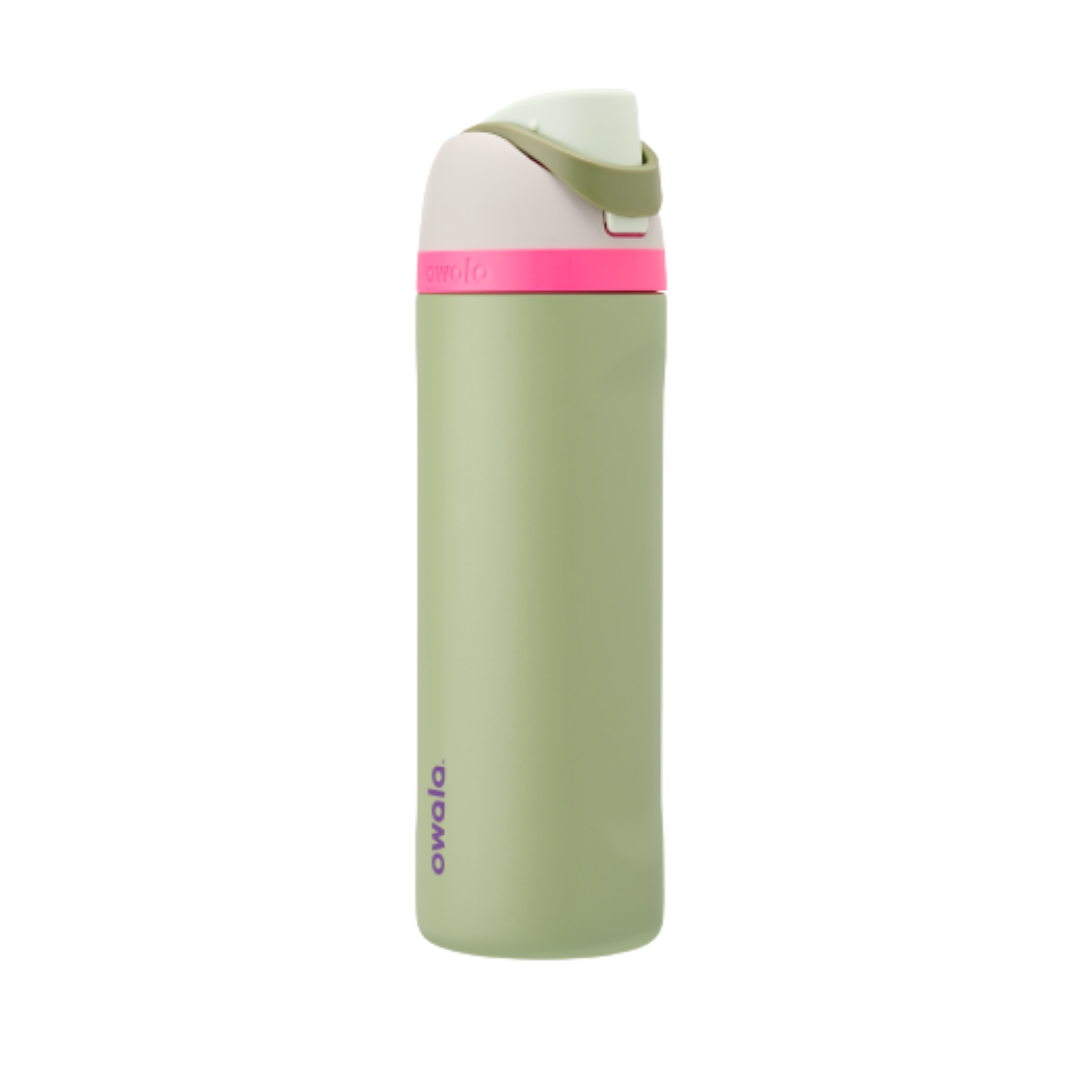 Owala FreeSip Stainless-Steel Insulated Water Bottle with Locking Push-Button Lid