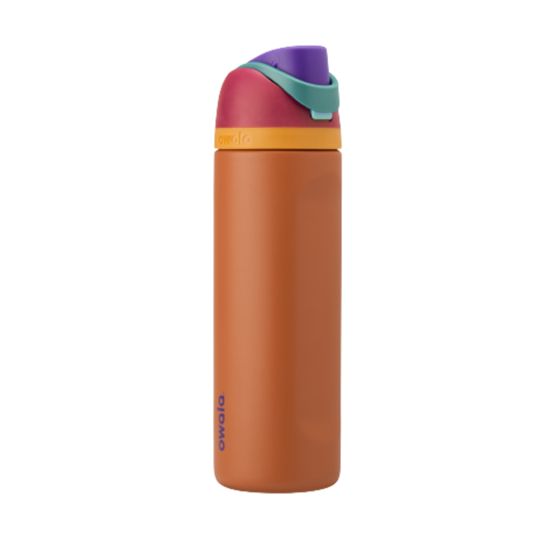 Owala FreeSip Stainless-Steel Insulated Water Bottle with Locking Push-Button Lid