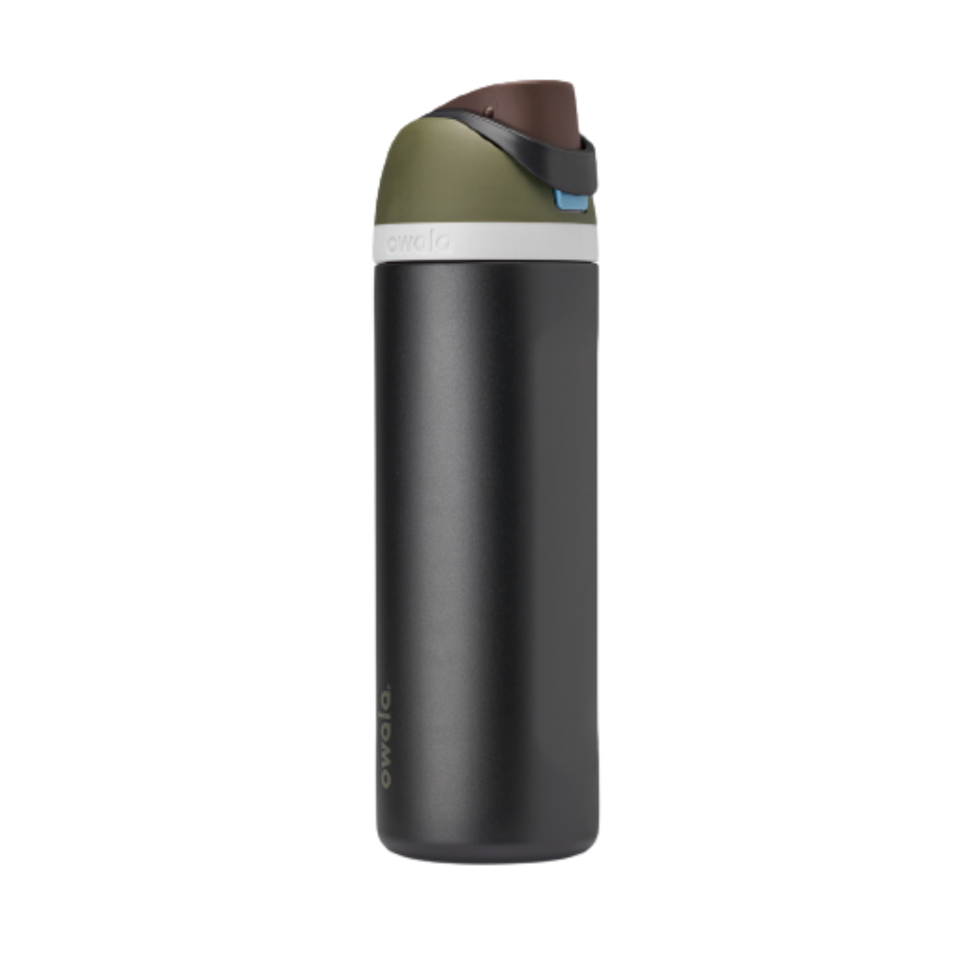 Owala FreeSip Stainless-Steel Insulated Water Bottle with Locking Push-Button Lid