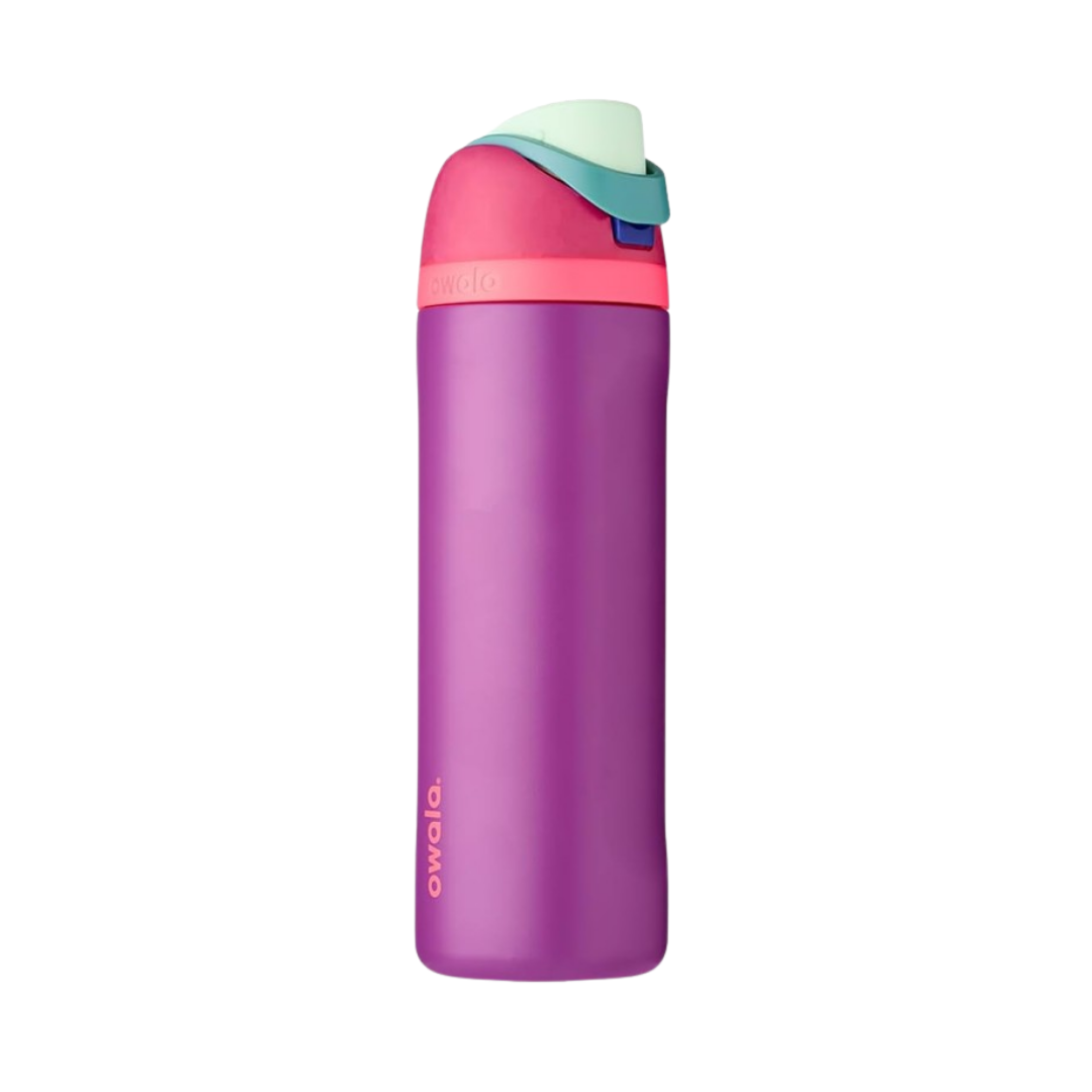 Owala FreeSip Stainless-Steel Insulated Water Bottle with Locking Push-Button Lid