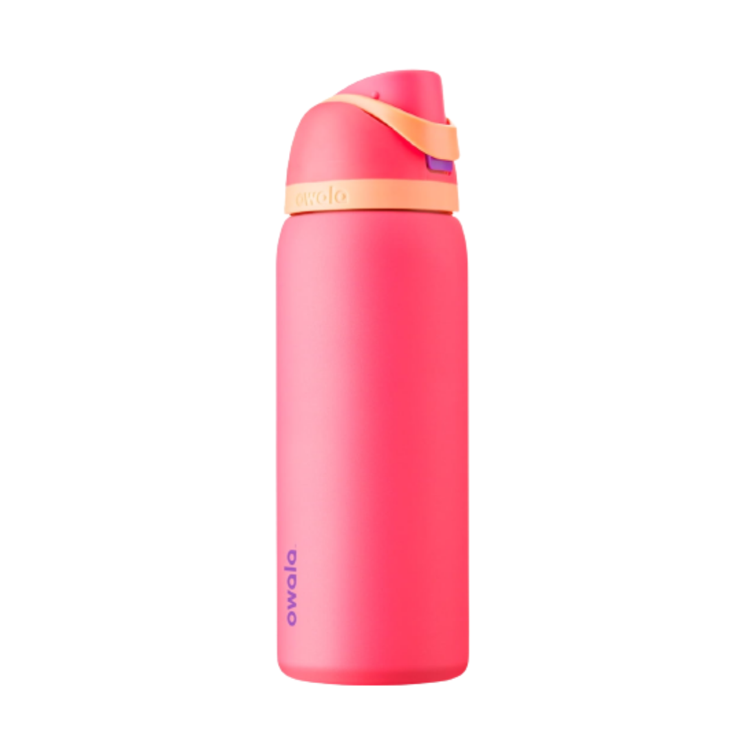 Owala FreeSip Stainless-Steel Insulated Water Bottle with Locking Push-Button Lid