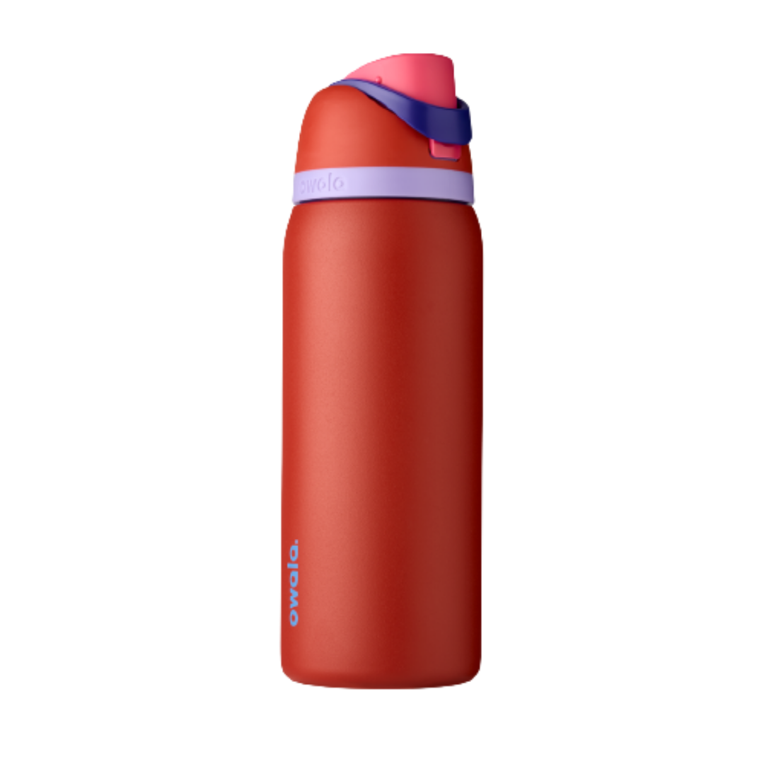 Owala FreeSip Stainless-Steel Insulated Water Bottle with Locking Push-Button Lid