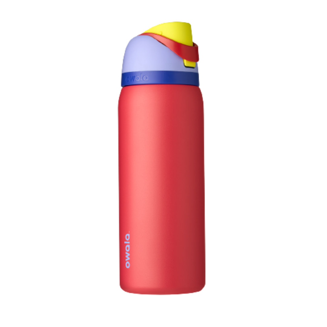 Owala FreeSip Stainless-Steel Insulated Water Bottle with Locking Push-Button Lid