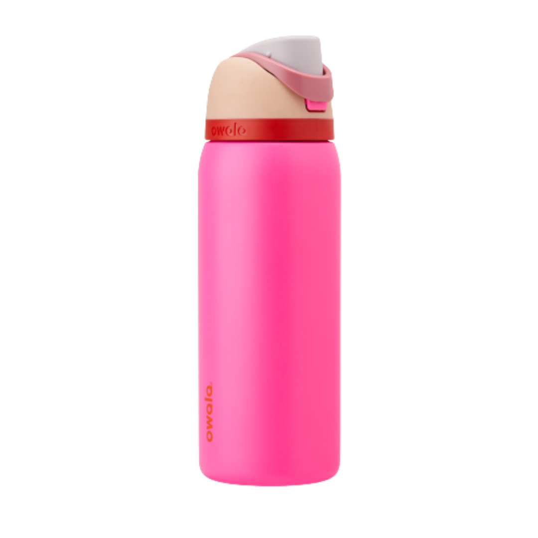 Owala FreeSip Stainless-Steel Insulated Water Bottle with Locking Push-Button Lid