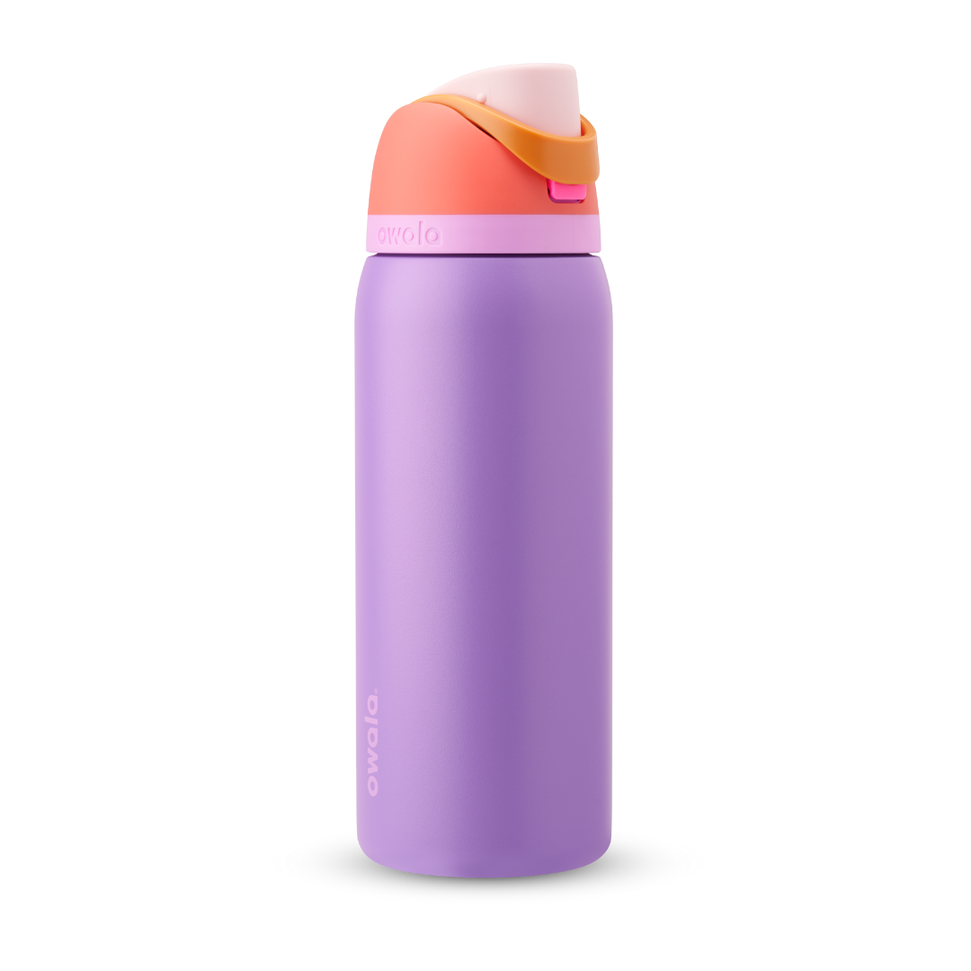 Owala FreeSip Stainless-Steel Insulated Water Bottle with Locking Push-Button Lid
