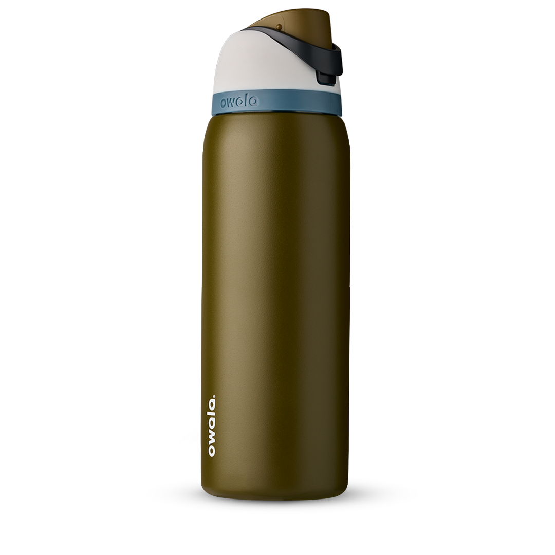 Owala FreeSip Stainless-Steel Insulated Water Bottle with Locking Push-Button Lid