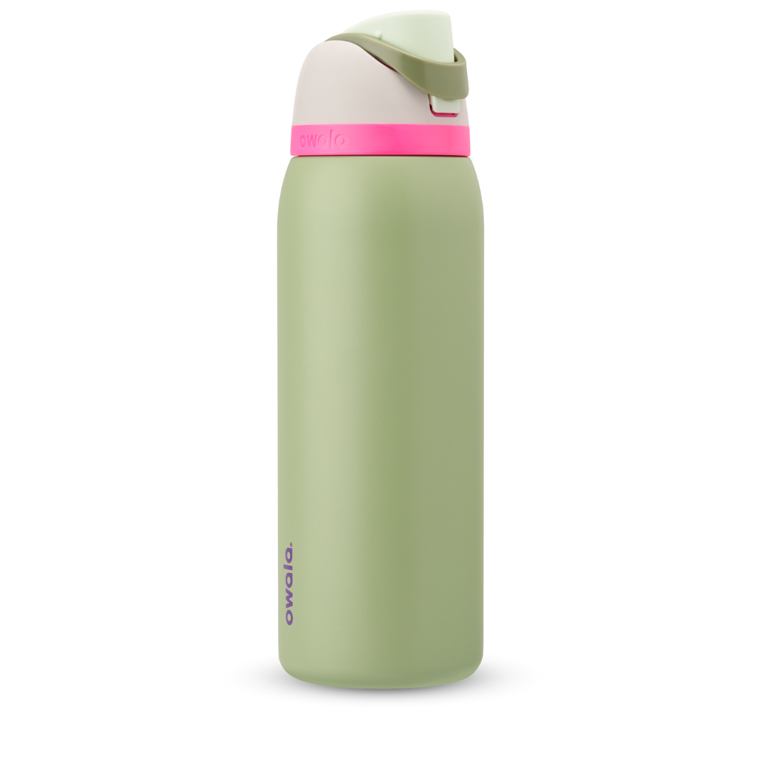 Owala FreeSip Stainless-Steel Insulated Water Bottle with Locking Push-Button Lid