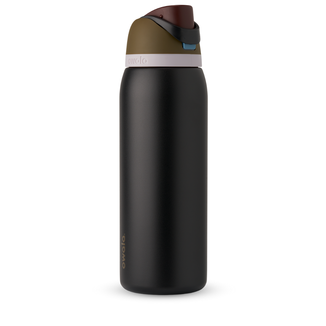 Owala FreeSip Stainless-Steel Insulated Water Bottle with Locking Push-Button Lid