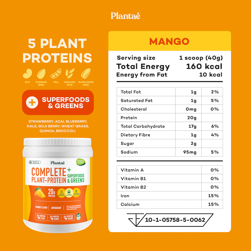 Plantae Complete Plant Protein with Superfoods & Greens