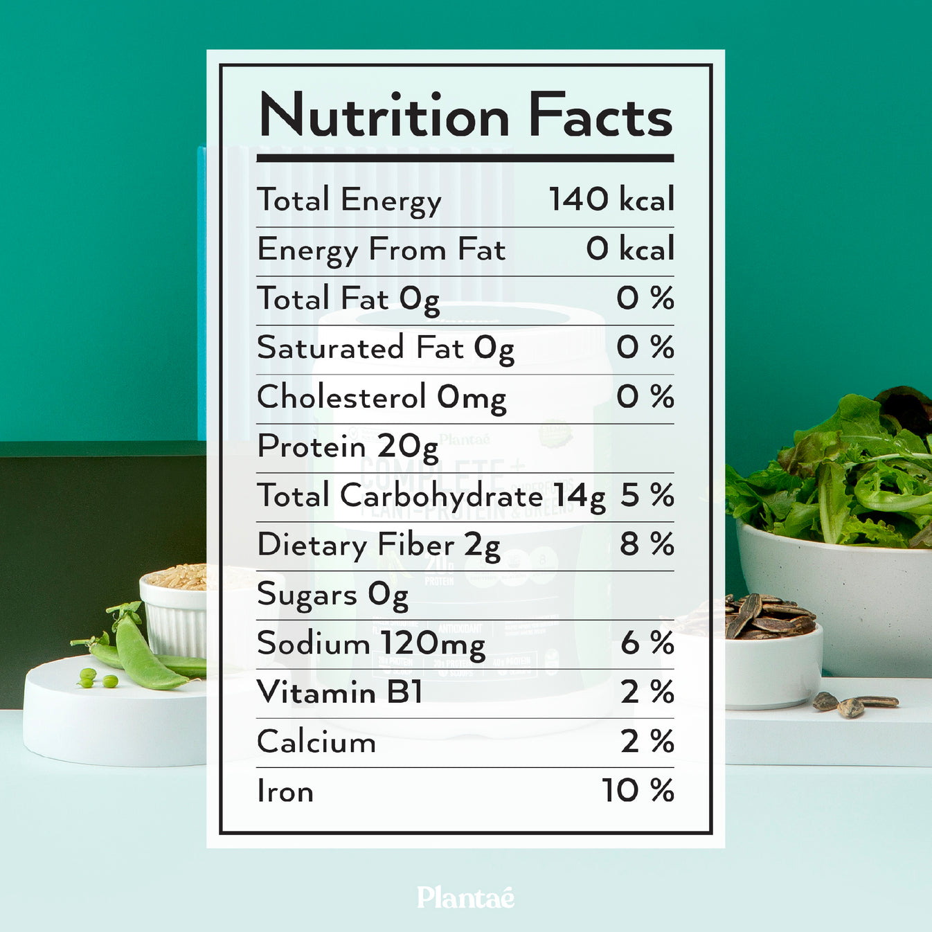 Plantae Complete Plant Protein with Superfoods & Greens