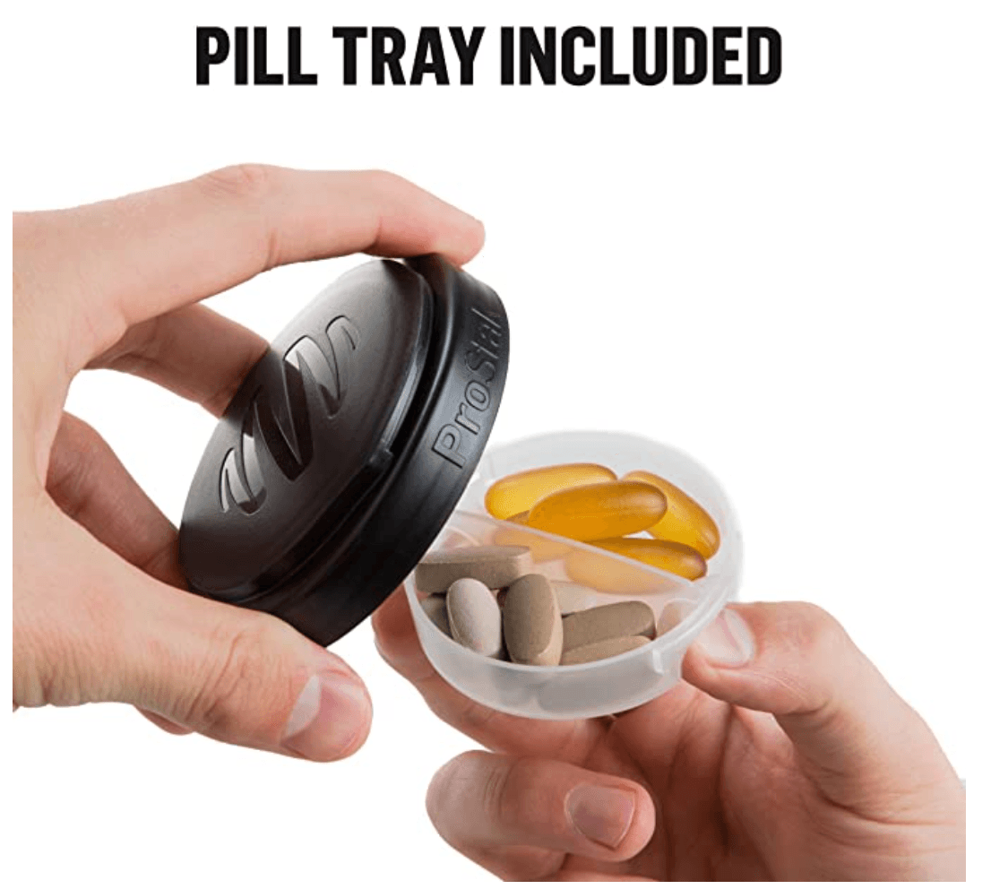 Blender Bottle Prostak with Storage(100cc and 150cc and Pill Tray)