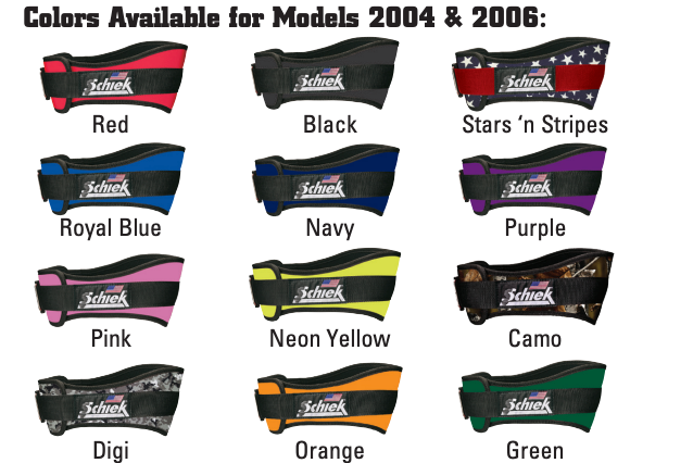 Schiek Sports Model 2004 Nylon 4 3/4" Weight Lifting Belt