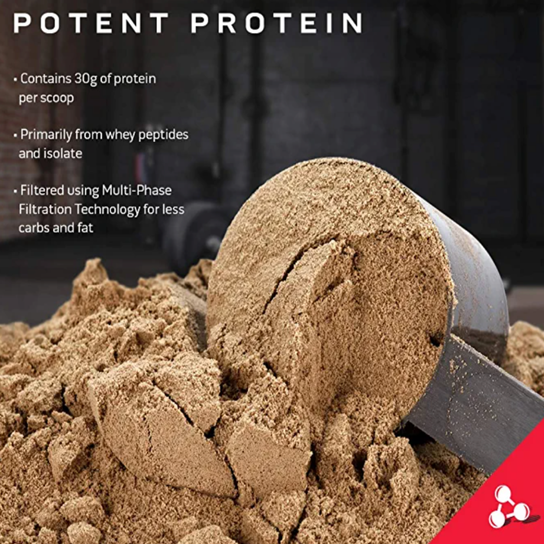 MuscleTech Nitro-Tech Whey Protein Isolate & Peptides 4lbs