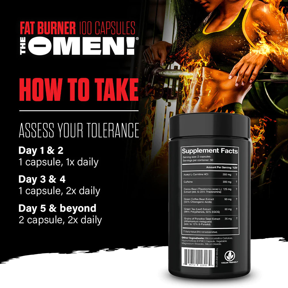 THE OMEN! FAT BURNER 50 Servings
