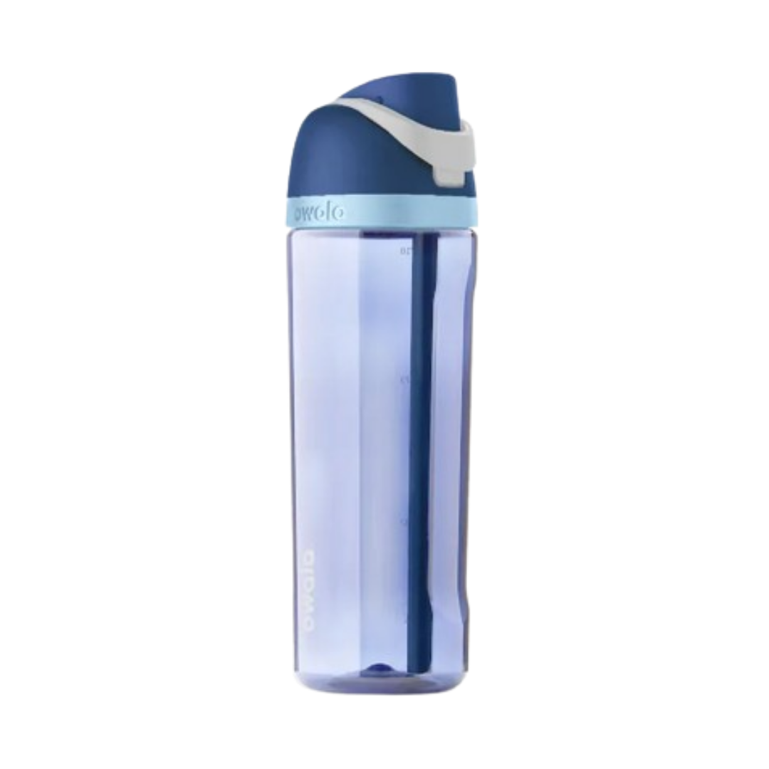 Owala FreeSip 19 oz Blue Insulated Stainless Steel Water Bottle with Straw  Lid 