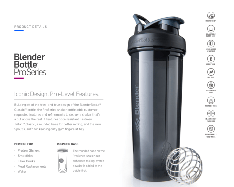 Blender Bottle Pro Series