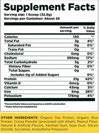 HTLT Vegan Protein 2lbs, 28 Servings