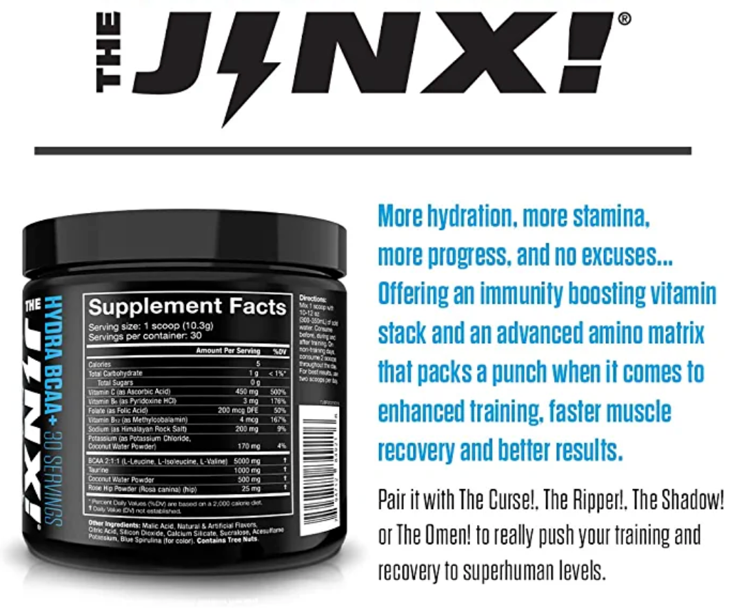 JNX SPORTS Jinx! BCAA, Hydration with Electrolytes 30 Sevings
