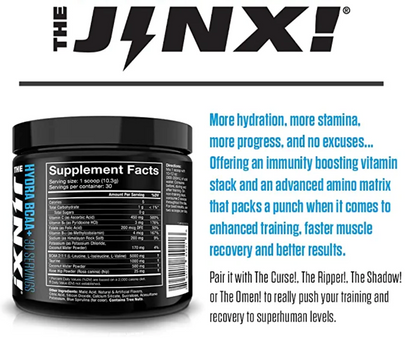 JNX SPORTS Jinx! BCAA, Hydration with Electrolytes 30 Sevings