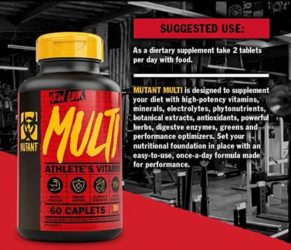 Mutant Multi - High Potency Vitamins 60 Tablets